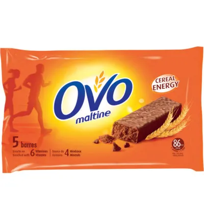 Ovomaltine Cereal Energybar (5 X 20 gr)