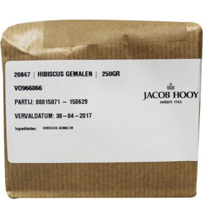 Jacob Hooy Hibiscus gemalen (250 gr)