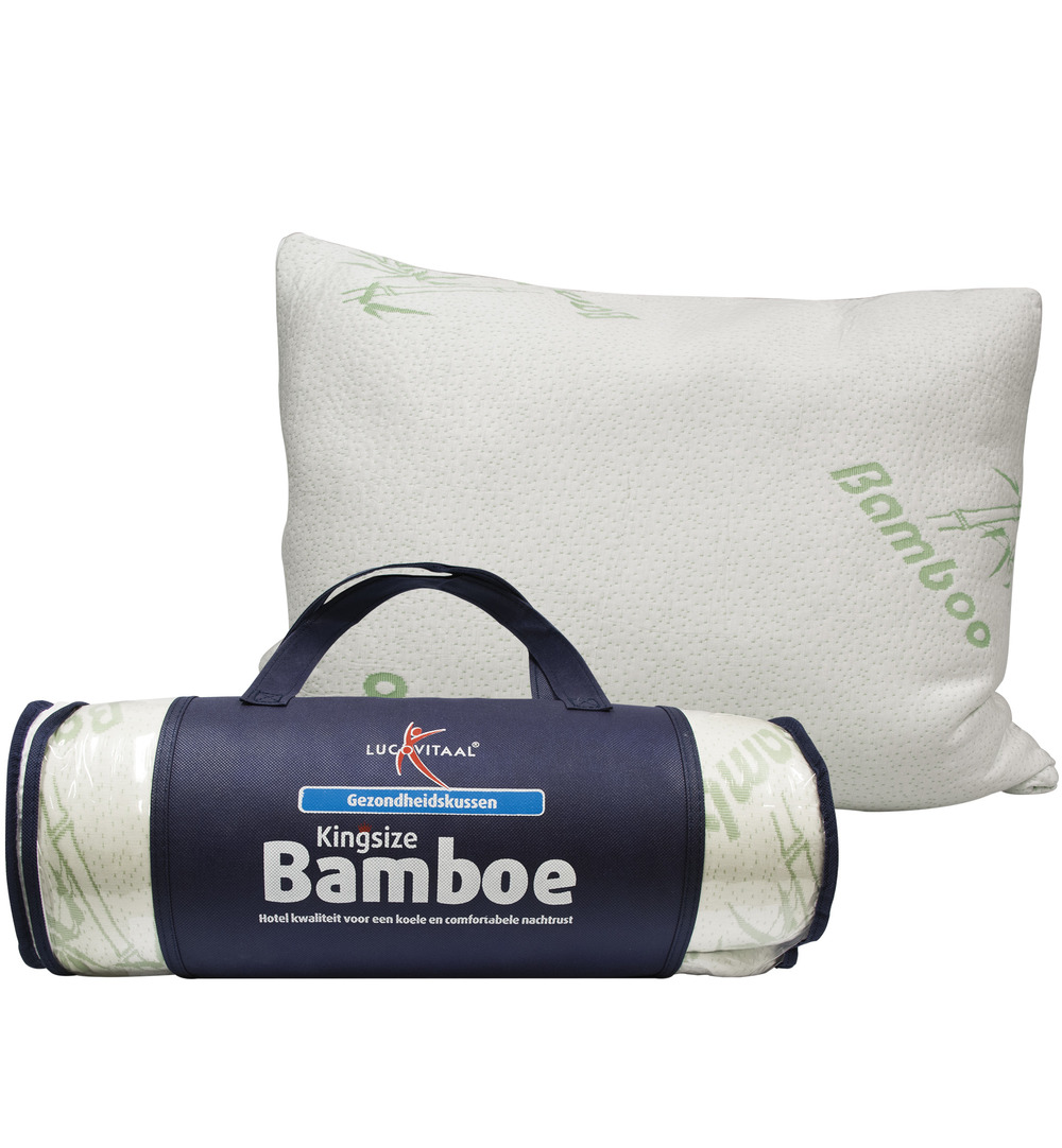 Lucovitaal Kingsize Bamboe Hoofdkussen (1 stuk) - image 2