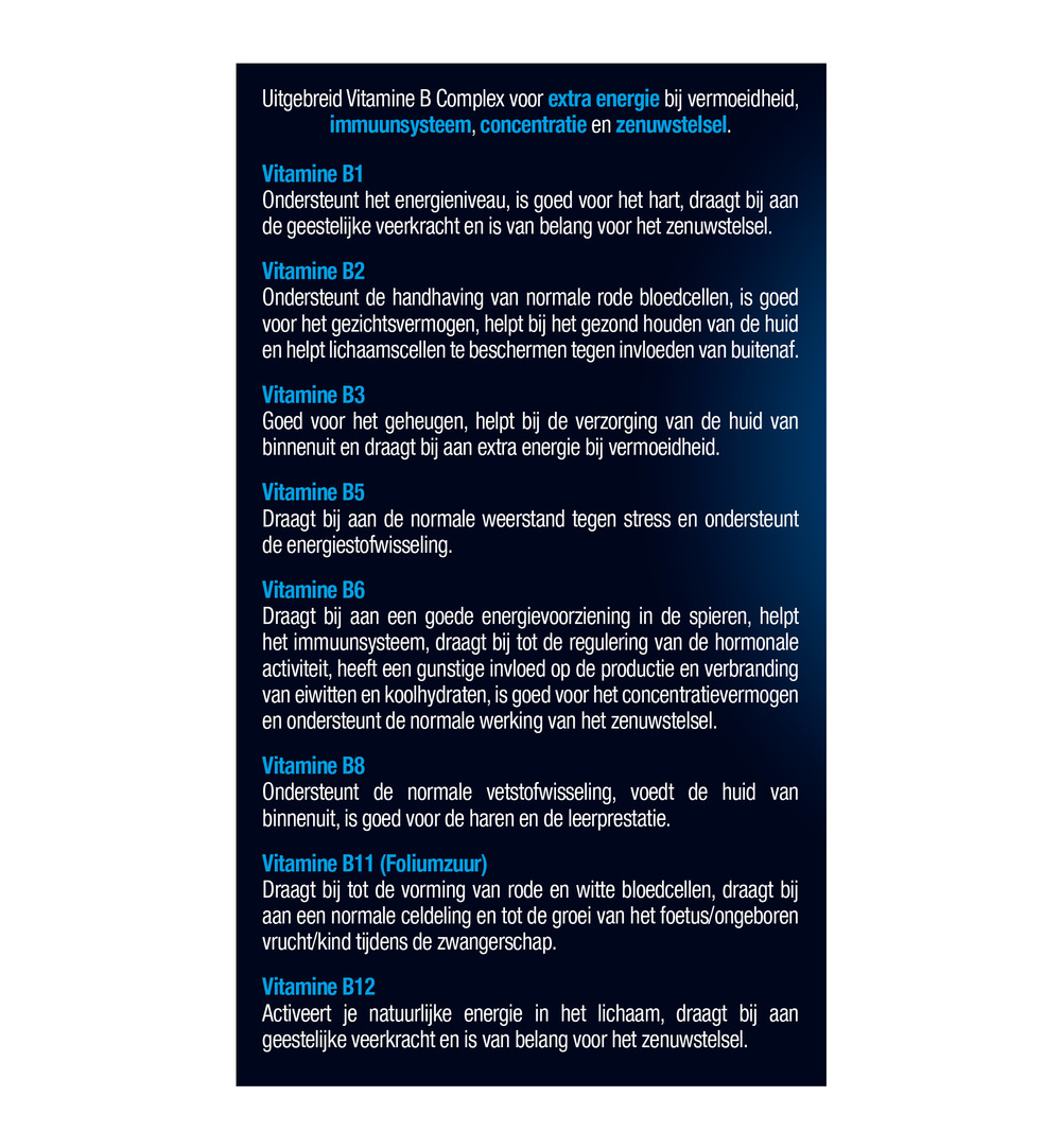 Lucovitaal Vitamine B Complex Forte (60 tabletten) - image 5
