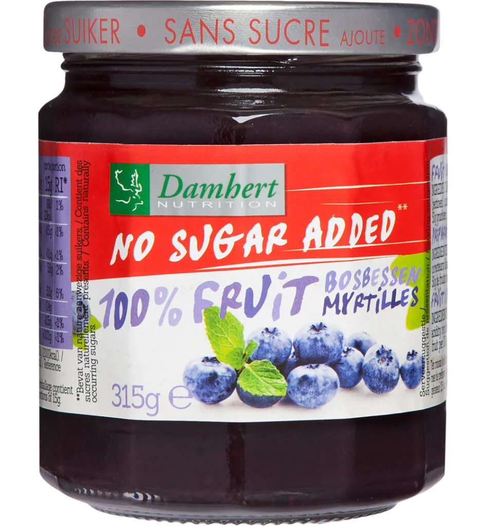 Damhert Puur fruit Besbessen confiture (315 gr)
