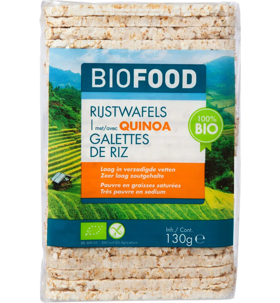 Damhert Rijstwafels Met Quinoa Bio (130 gr)