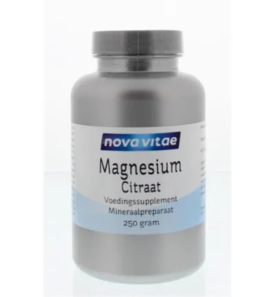 Nova Vitae Magnesium citraat poeder (250 gr)