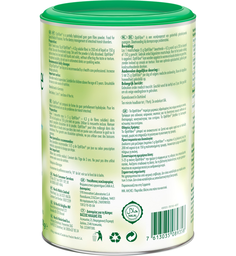 Nestlé Health Science Optifibre neutraal (250 gr) - image 2