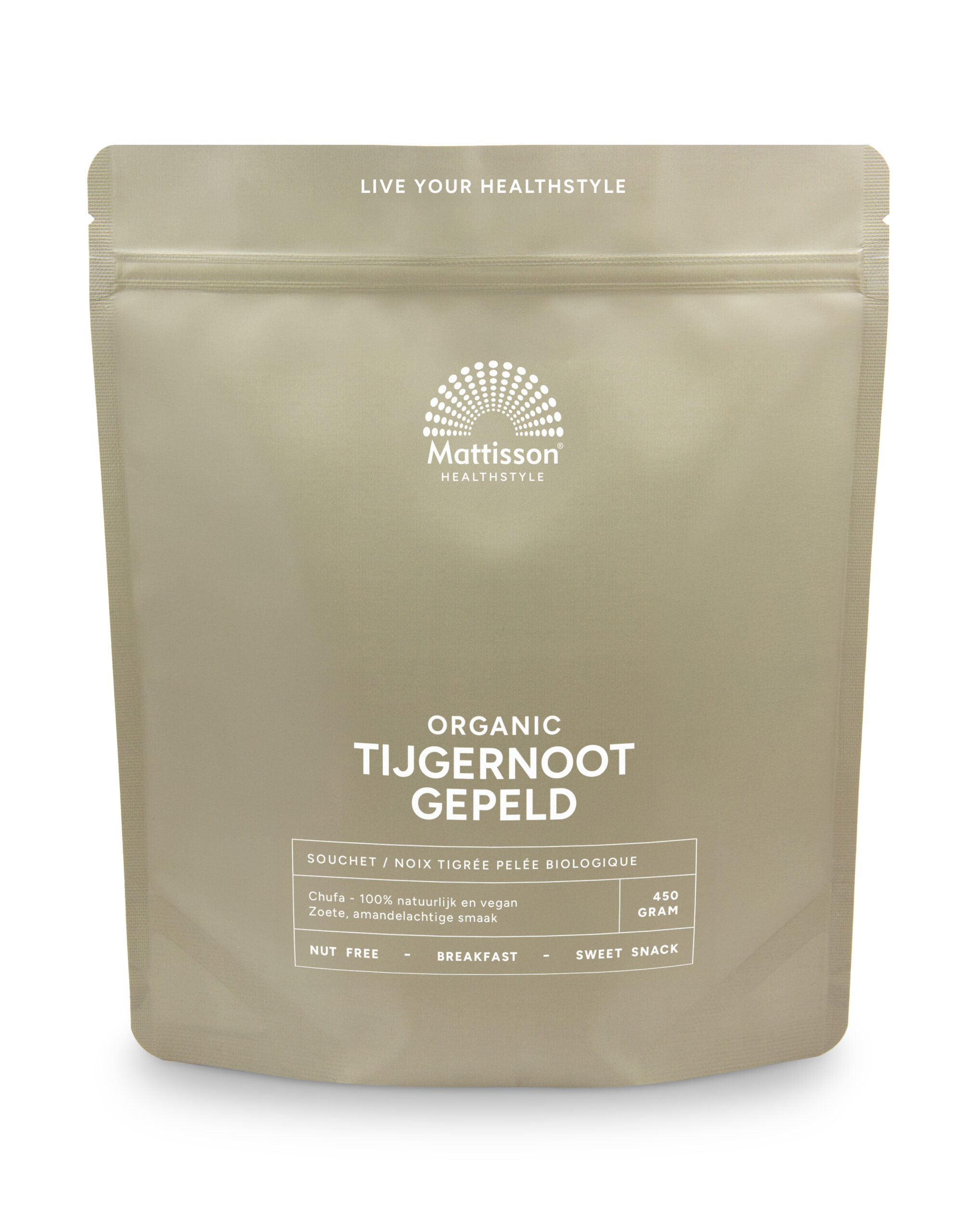 Mattisson Tijgernoot Chufa Gepeld Bio (450 gr)