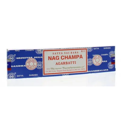 Nag Champa Wierook Nag Champa Agarbatti (40 gr)