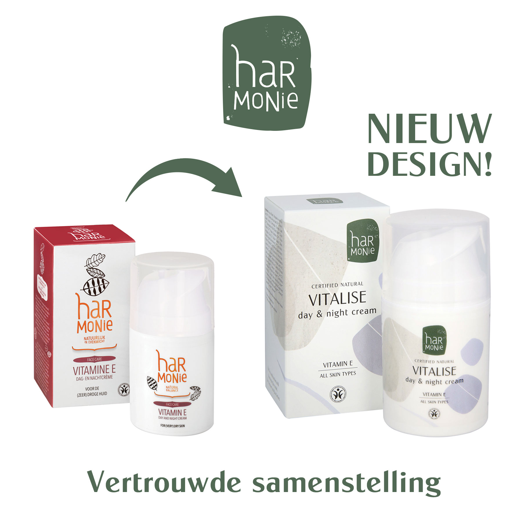 Harmonie Vitalise Dag- en Nachtcréme (50 ml)