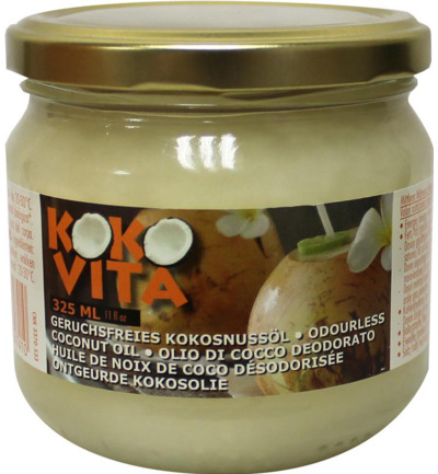 Koko Vita Kokosolie Geurloos In Glas Bio (325 ml)