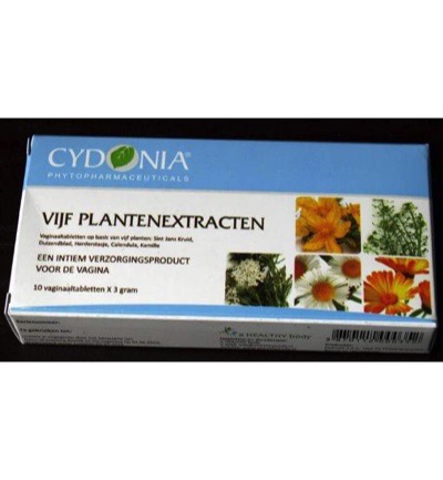 Cydonia Vijf plantenextractien intiem (10 zetpillen)