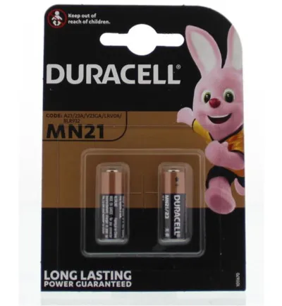 Duracell Long lasting power MN21 (2 stuks)