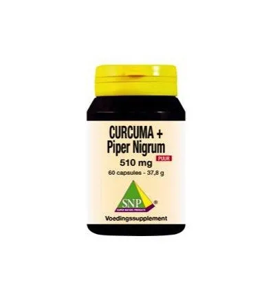 Snp Curcuma & piper nigummiesm 510 mg puur (60 capsules)