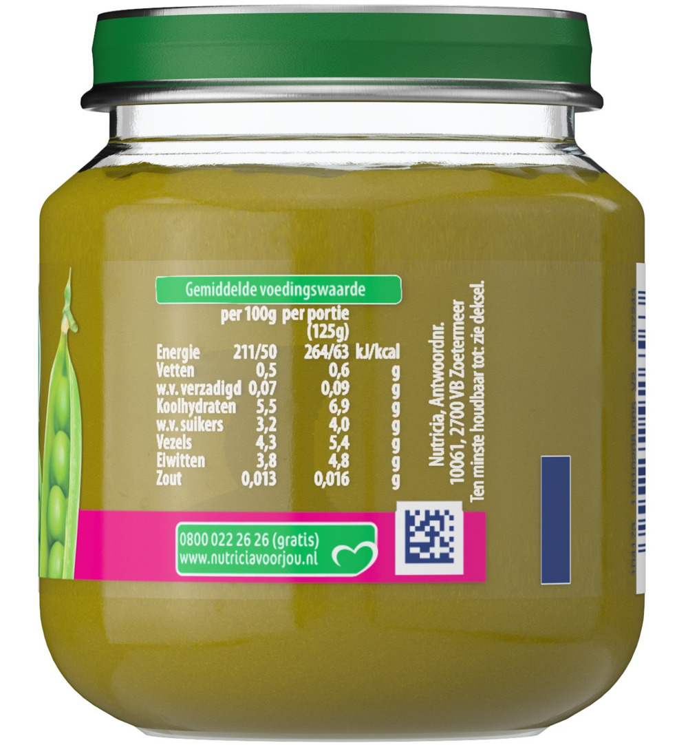 Olvarit Doperwten 4M74 (125 gr)