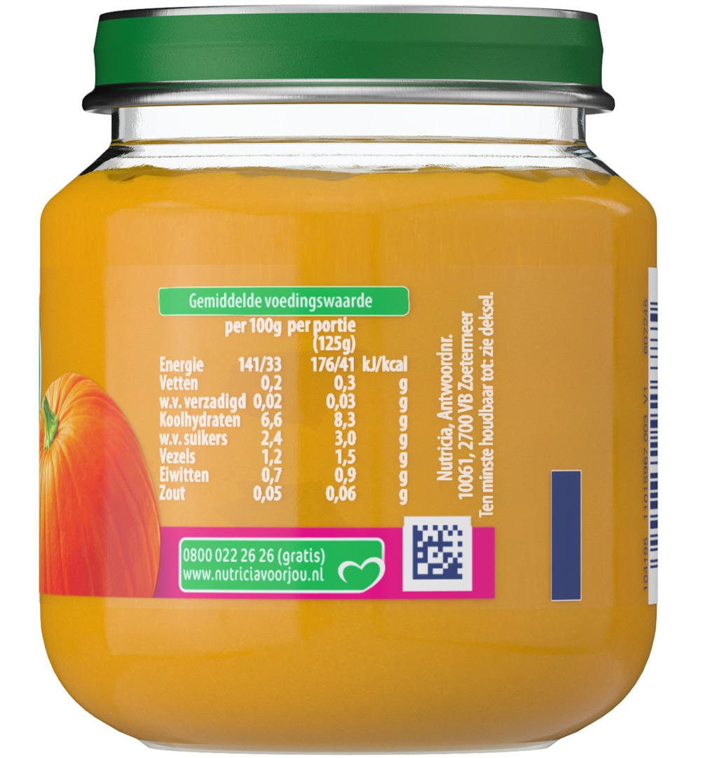 Olvarit Pompoen rijst 4M76 (125 gr)