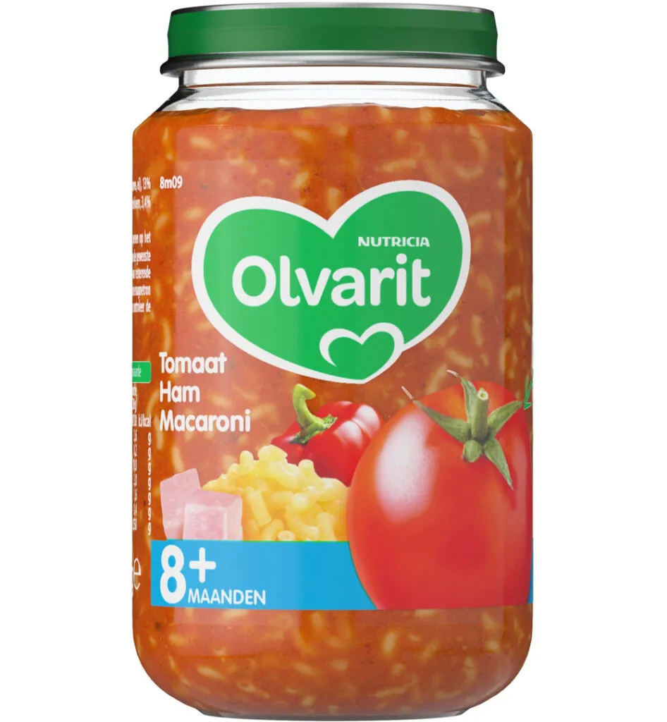 Olvarit Tomaat ham macaroni 8M09 (200 gr)
