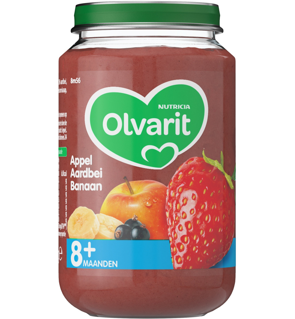 Olvarit Appel aardbei banaan 8M56 (200 gr)