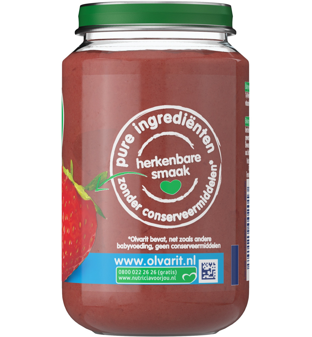 Olvarit Appel aardbei banaan 8M56 (200 gr)