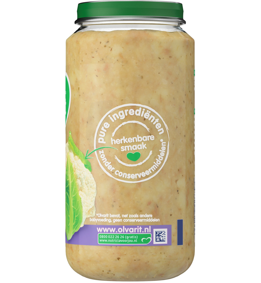 Olvarit Bloemkool kalkoen aardappels 15M08 (250 gr)