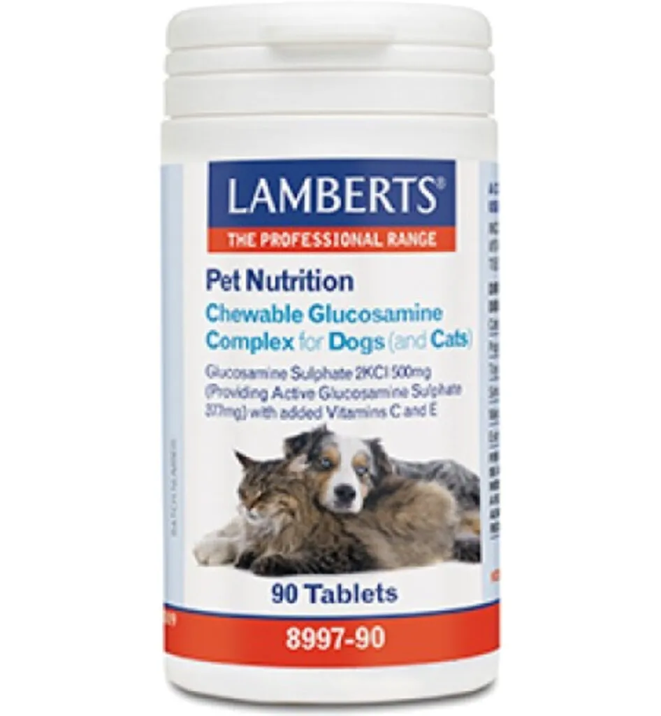 Lamberts Glucosamine Voor Hond En Kat (90 Kauwtabletten)