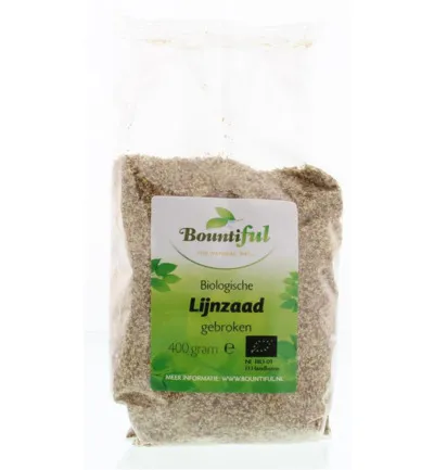 Bountiful Lijnzaad Gebroken Bio (400 gr)