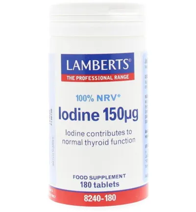 Lamberts Jodium 150mcg (180 tabletten)