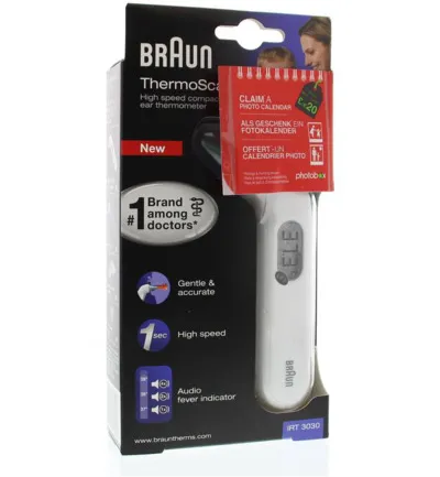 Braun Thermoscan Irt 3030We (1 stuk)