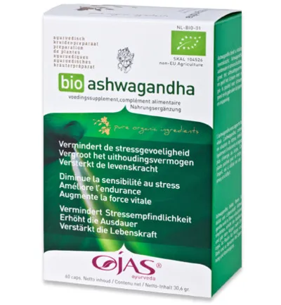 Ojas Bio aswagandha bio (60 capsules)