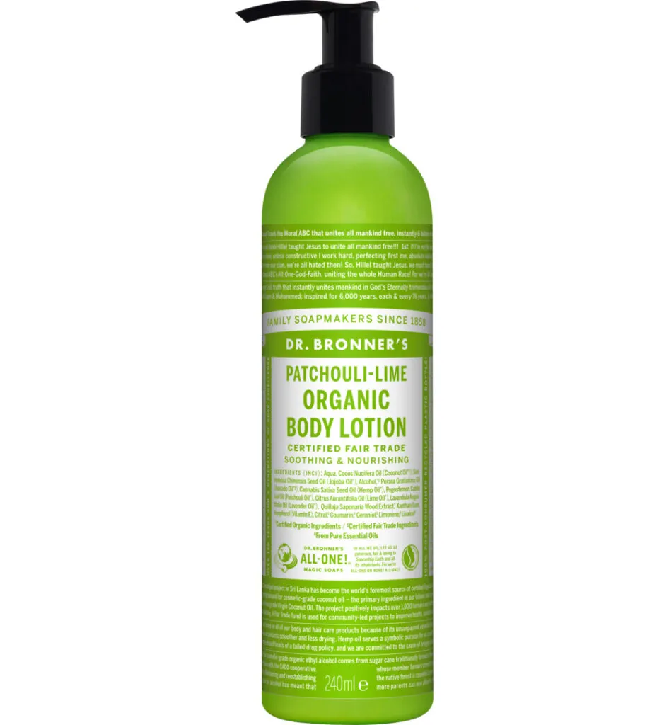 Dr. Bronner's Bodylotion Patchouli Lime (240 ml)