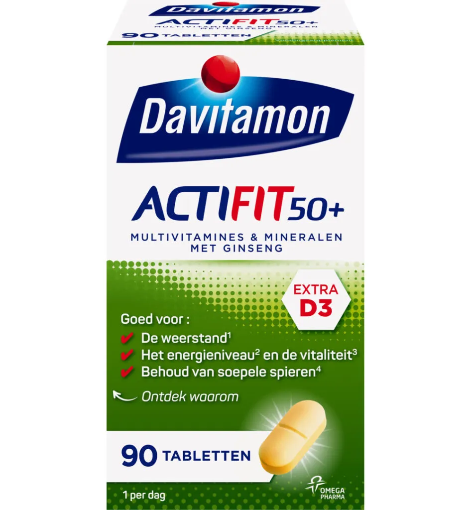 Davitamon Actifit 50+ (90 tabletten)