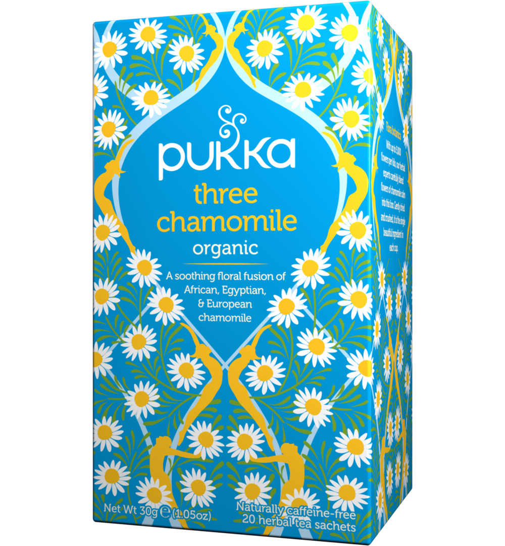 Pukka Organic Teas Three Chamomile Bio (20 zakjes)