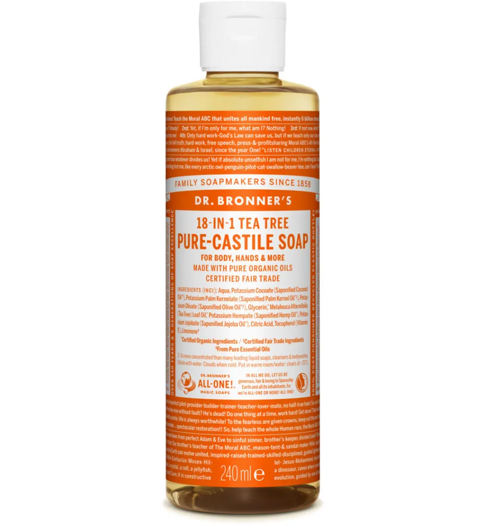 Dr. Bronner's Liquid soap tea tree (240 ml)