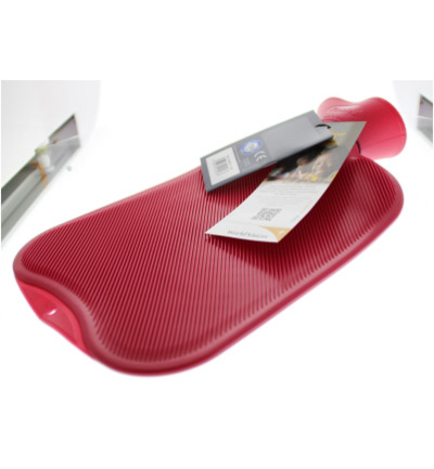 Fashy kruik warmwaterzak cranberry enkel rib (2000 ml)