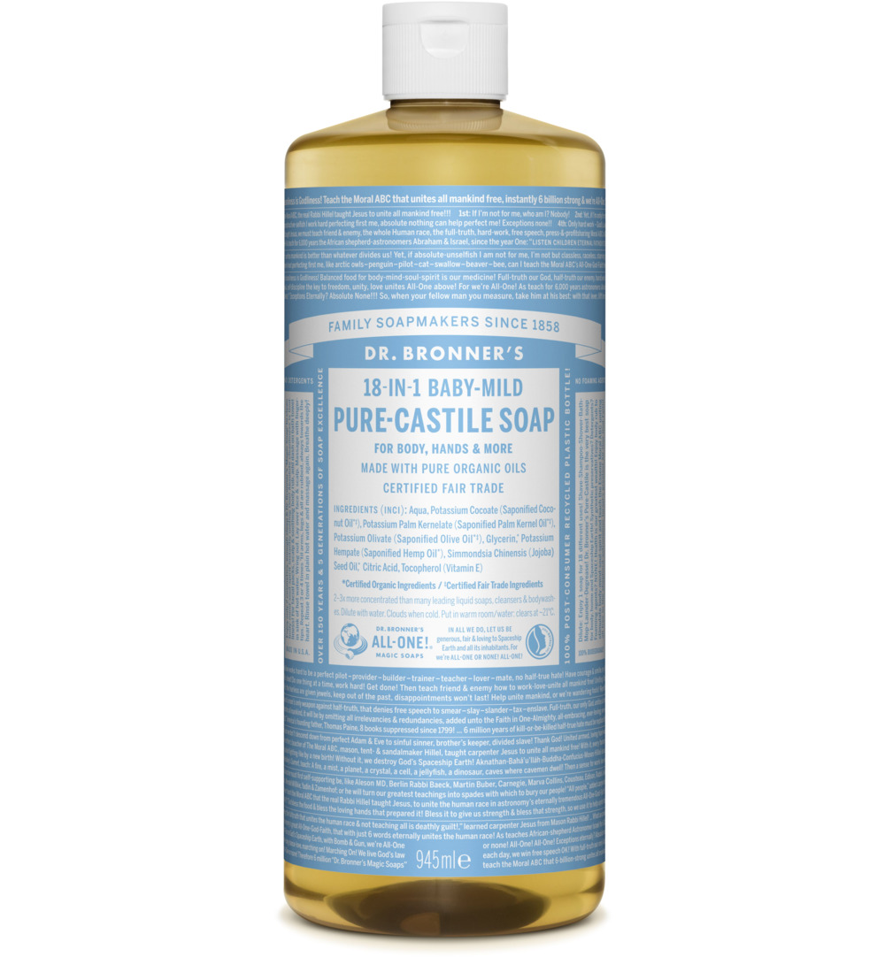 Dr. Bronner's Baby liquid soap neutral mild (945 ml)