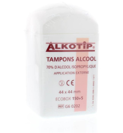 Alkotip Alcoholdoekjes alkotip dispenser (155 stuks)