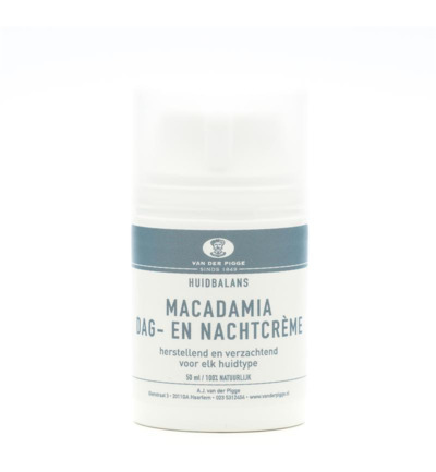 Pigge Huidbalans dag en nachtcreme macadamia (50 ml)