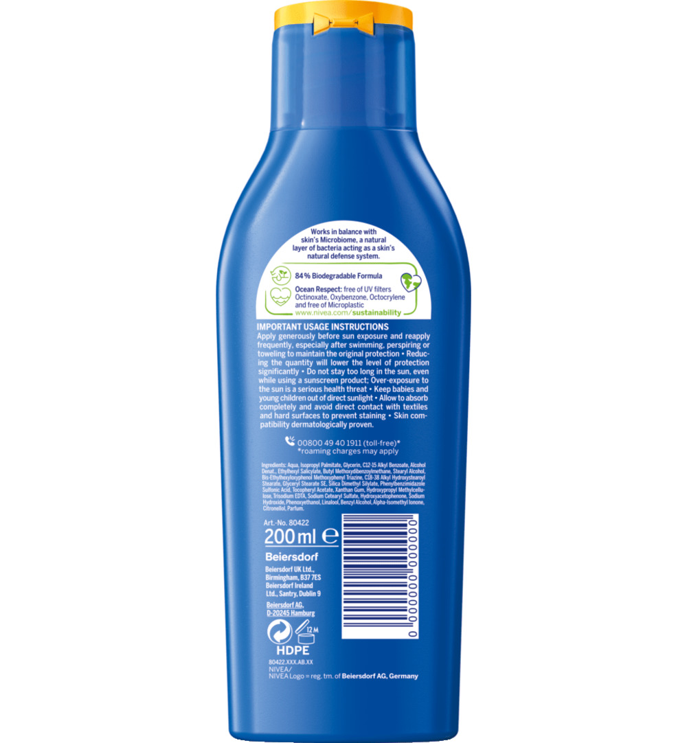 Nivea Sun protect & hydrate zonnemelk SPF20 (200 ml)