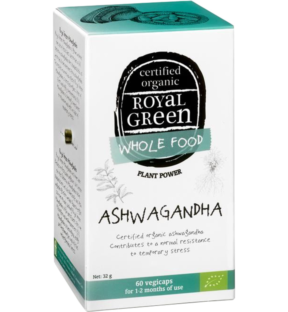 Royalgreen Ashwagandha Bio (60 vega capsules)