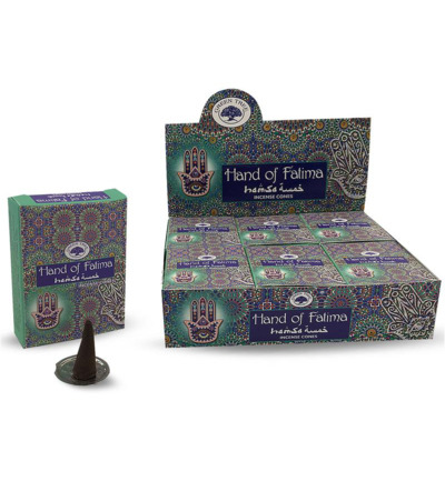Green Tree Kegelwierook Hand Of Fatima (10 stuks)