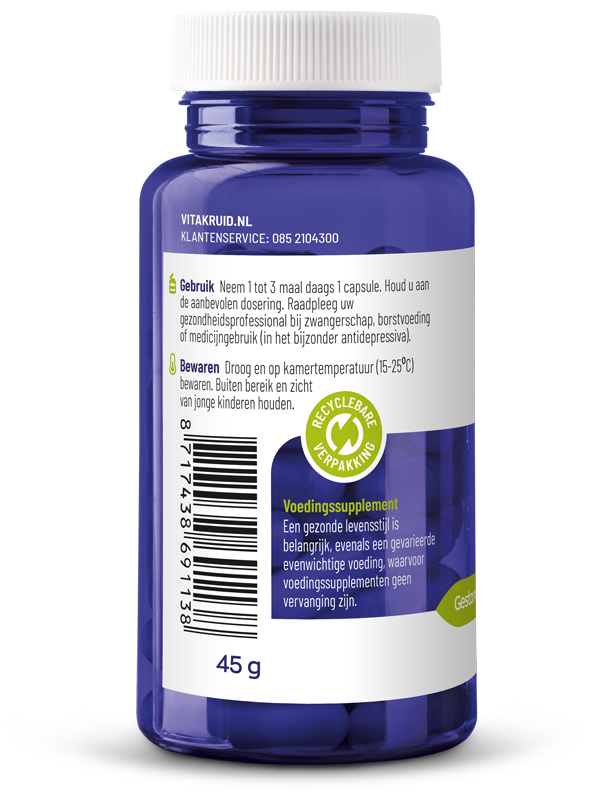 Vitakruid Rhodiola Extract 500 Mg 3% Rosavin 1% Salidroside (60 vega capsules)