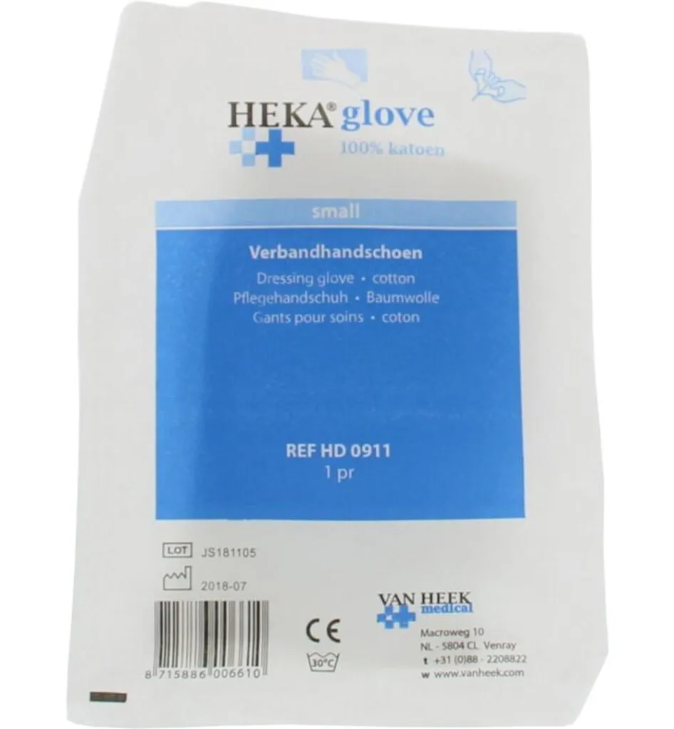 Heka Verbandhandschoenen maat S (2 stuks)