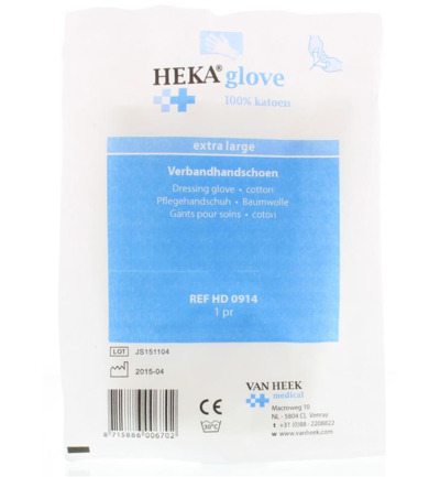 Heka Verbandhandschoenen maat XL (2 stuks)
