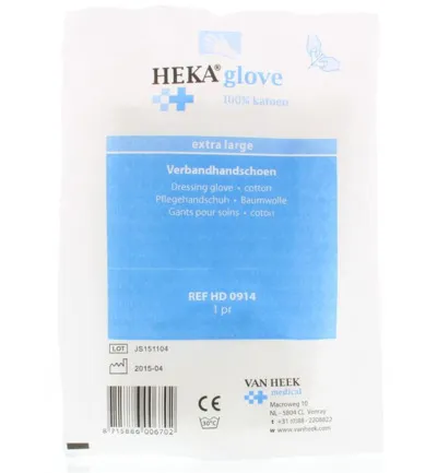 Heka Verbandhandschoenen maat XL (2 stuks)