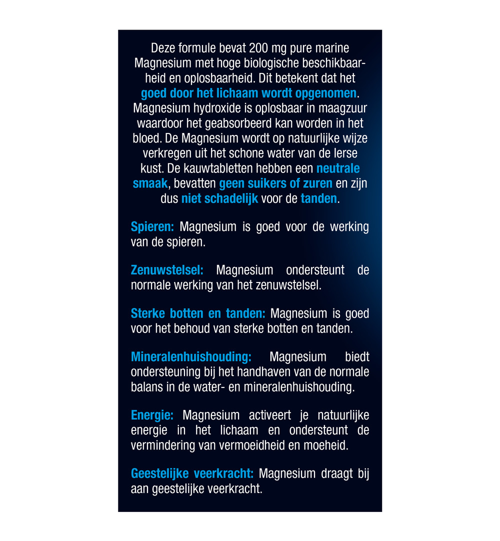 Lucovitaal Pure Marine Magnesium (30 kauwtabletten) - image 3