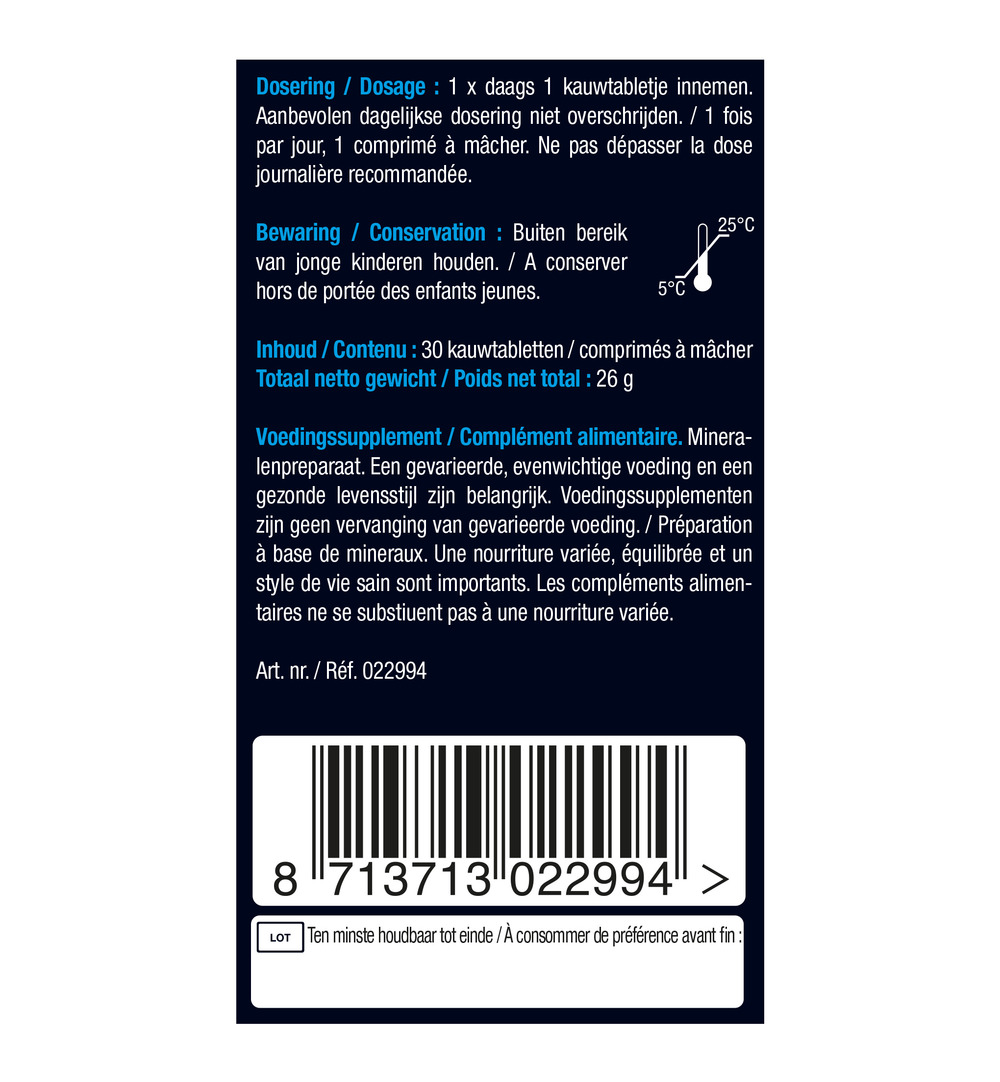 Lucovitaal Pure Marine Magnesium (30 kauwtabletten) - image 5