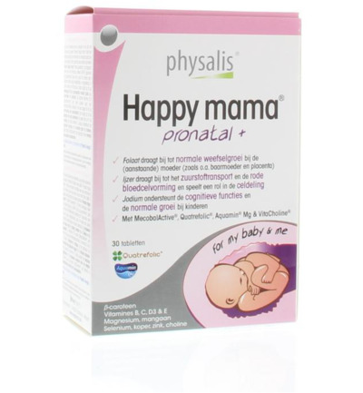 Physalis Pronatal + happy mama (30 tabletten)