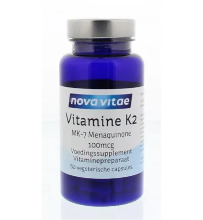 Nova Vitae Vitamine K2 100mcg menaquinon (60 vega capsules)