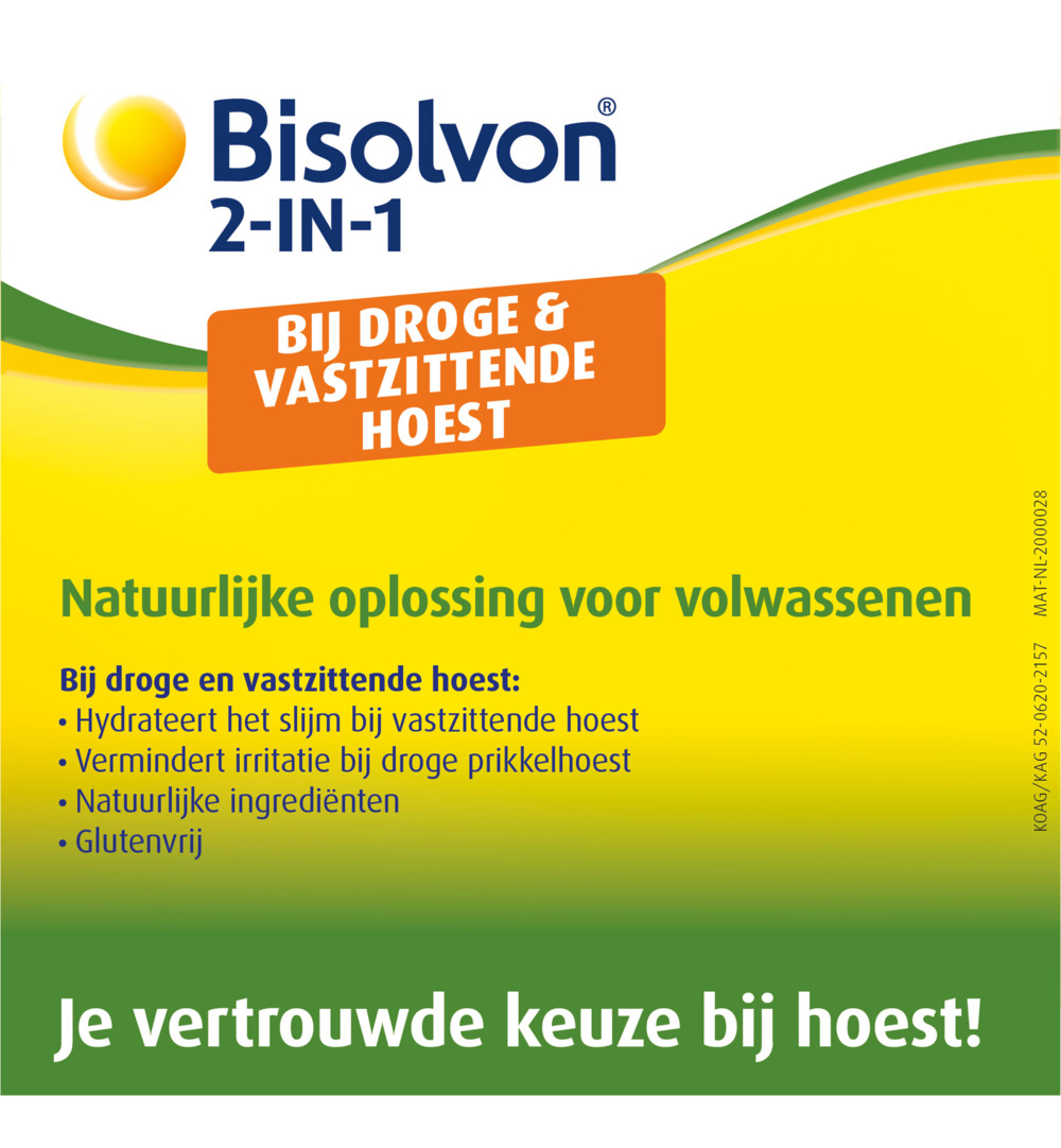 Bisolvon Drank 2-in-1 volwassenen (133 ml) - image 2