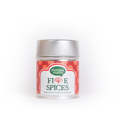 Natural Temptation Five spices blikje natural spices bio (50 gr)