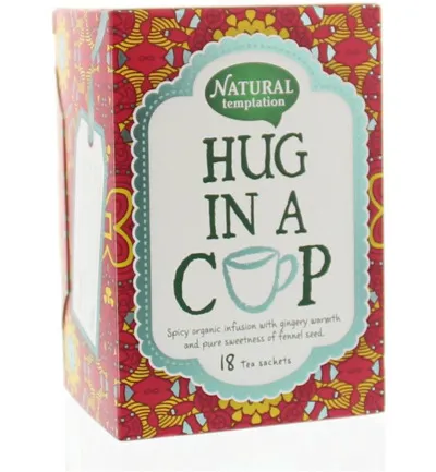 Natural Temptation Hug In A Cup Thee Eko Bio (18 stuks)