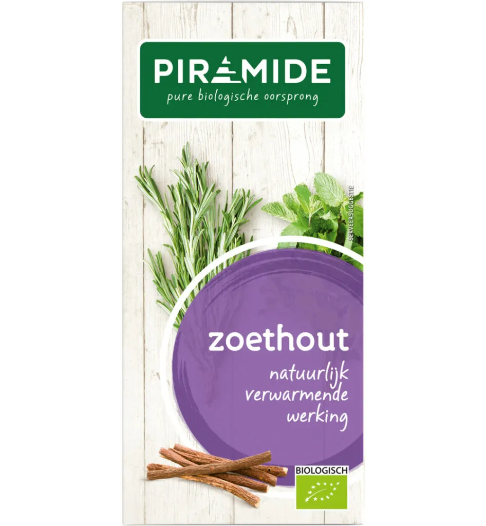 Piramide Zoethout Thee Eko Bio (20 stuks)