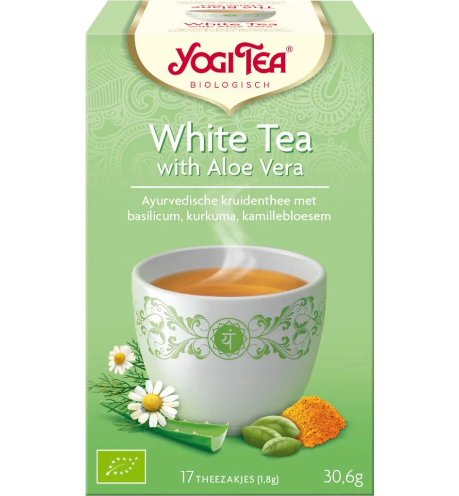 Yogi Tea White tea with aloe vera bio (17 stuks)